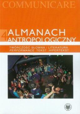 Okładka -  Almanach antropologiczny. Twórczość słowna/Literatura