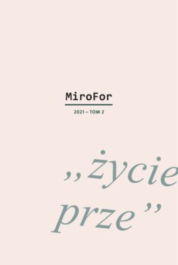 Okładka -  MiroFor 2021 / tom 2: życie prze